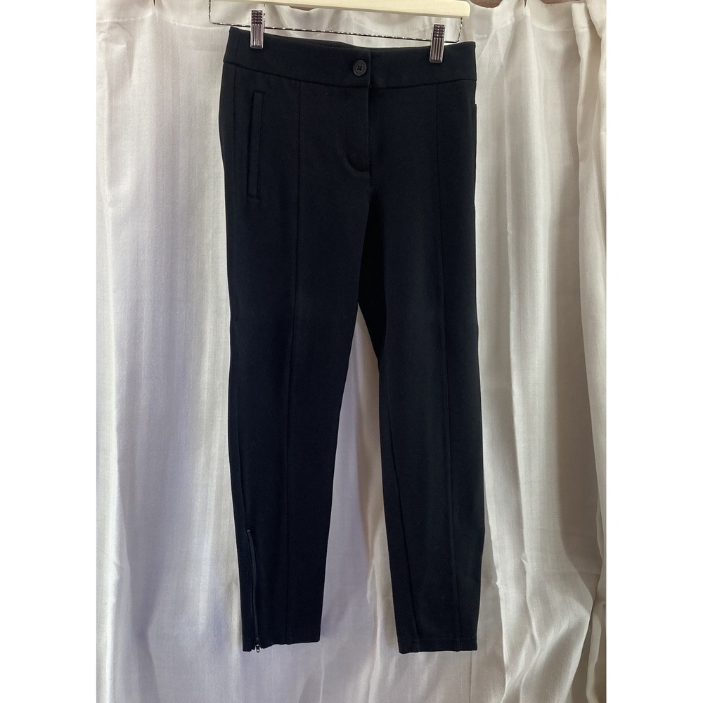 Betabrand XSP Women's Black Skinny-Leg Cigarette Dress‎ Pants